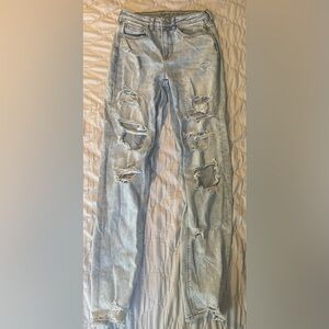American Eagle Outfitters Light Blue Stretch Jeans